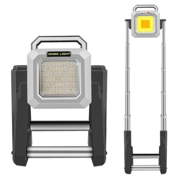 פנס הצפה מוגן מים 50W כולל חצובה טלסקופית DealOr דגם 15358 פנס הצפה מוגן מים 50W כולל חצובה טלסקופית DealOr דגם 15358