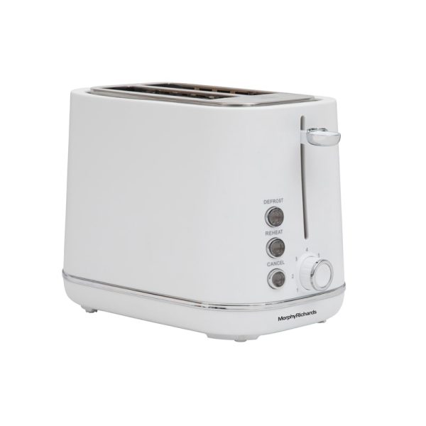 מצנם ( טוסטר קופץ ) 2 פרוסות לבן morphy richards מורפי ריצארד 221001 מצנם ( טוסטר קופץ ) 2 פרוסות לבן morphy richards מורפי ריצארד 221001
