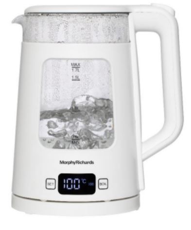 קומקום חשמלי CLEAR WHITE - מורפי ריצארד MORPHY RICHARDS דגם 43988 קומקום חשמלי CLEAR WHITE - מורפי ריצארד MORPHY RICHARDS דגם 43988