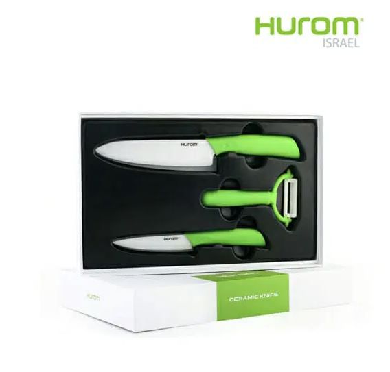סט סכינים קרמיות מבית HUROM סט סכינים קרמיות מבית HUROM