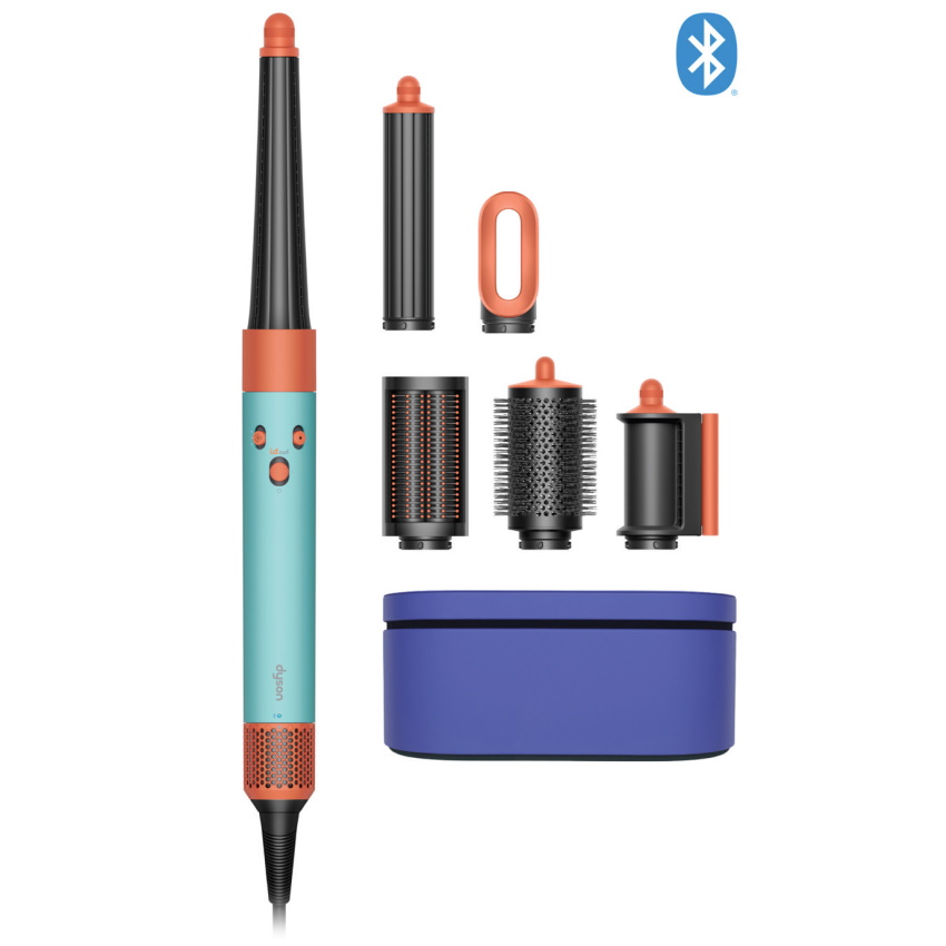 מעצב שיער Dyson דייסון Airwrap I.D HS08 - גוון טורקיז טופז + אביזרים לשיער חלק וגלי מעצב שיער Dyson דייסון Airwrap I.D HS08 - גוון טורקיז טופז + אביזרים לשיער חלק וגלי