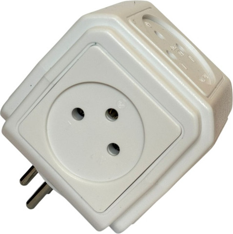 מפצל חשמל רב שקע קוביה 5 יציאות Electro Hanan אלקטרו חנן 6124 מפצל חשמל רב שקע קוביה 5 יציאות Electro Hanan אלקטרו חנן 6124