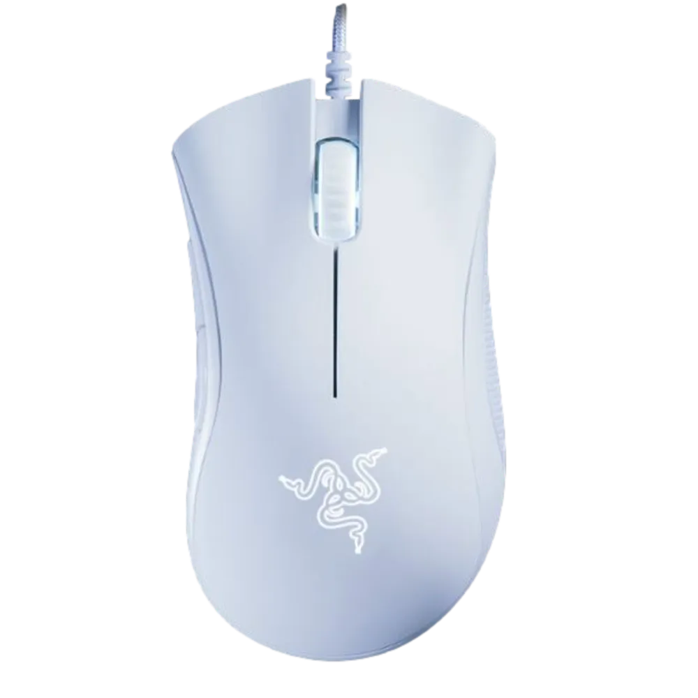 עכבר חוטי לבן RAZER DEATHADDER ESSENTIAL עכבר חוטי לבן RAZER DEATHADDER ESSENTIAL