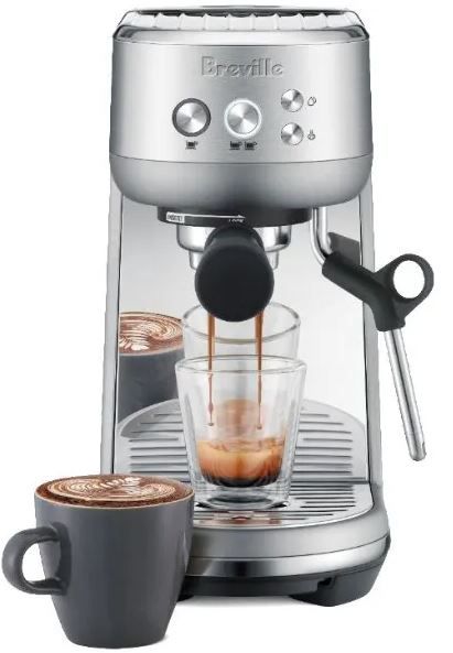 מכונת קפה קומפקטית BREVILLE בריוויל The Bambino™ BES450BSS מכונת קפה קומפקטית BREVILLE בריוויל The Bambino™ BES450BSS