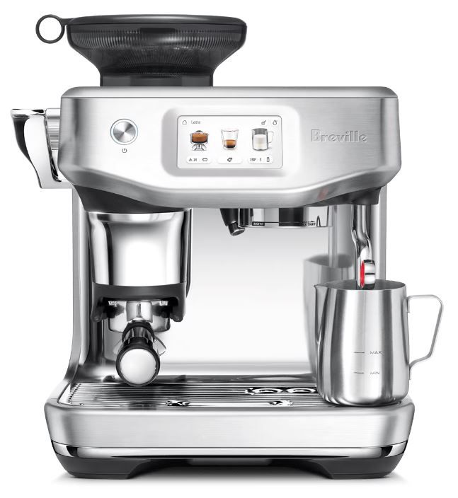 מכונת אספרסו breville בריוויל Barista Touch Impress דגם BES881 גימור נירוסטה מכונת אספרסו breville בריוויל Barista Touch Impress דגם BES881 גימור נירוסטה