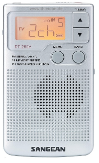 רדיו טרנזיסטור דיגטלי נייד SANGEAN סנג'ין DT250 רדיו טרנזיסטור דיגטלי נייד SANGEAN סנג'ין DT250
