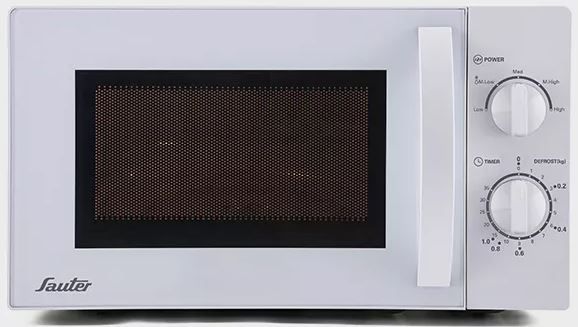 מיקרוגל סאוטר sauter מכני 20 ליטר לבן MWS4020W מיקרוגל סאוטר sauter מכני 20 ליטר לבן MWS4020W