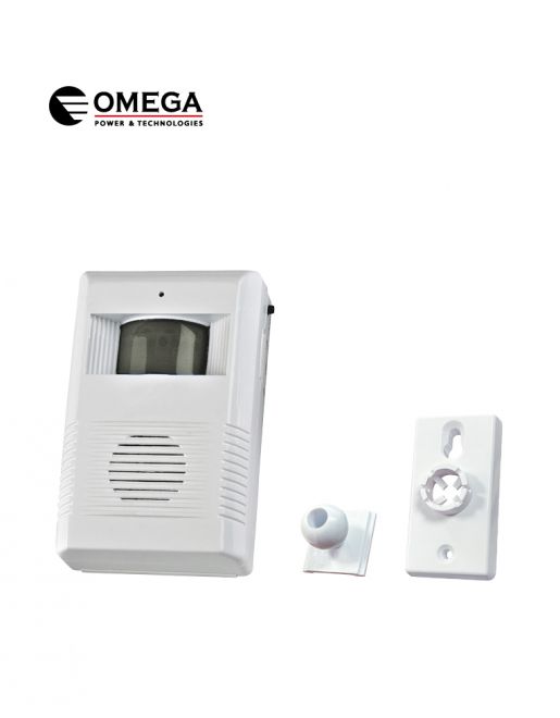 פעמון דלת עם גלאי תנועה התרעה כולל חיישן אינפרא OMEGA אומגה OM-101 פעמון דלת עם גלאי תנועה התרעה כולל חיישן אינפרא OMEGA אומגה OM-101