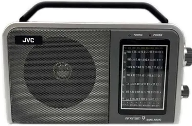 רדיו טרנזיסטור נייד JVC דגם RA-N44BS - עם USB ו־microSD | סוללה נטענת Type-C רדיו טרנזיסטור נייד JVC דגם RA-N44BS - עם USB ו־microSD | סוללה נטענת Type-C