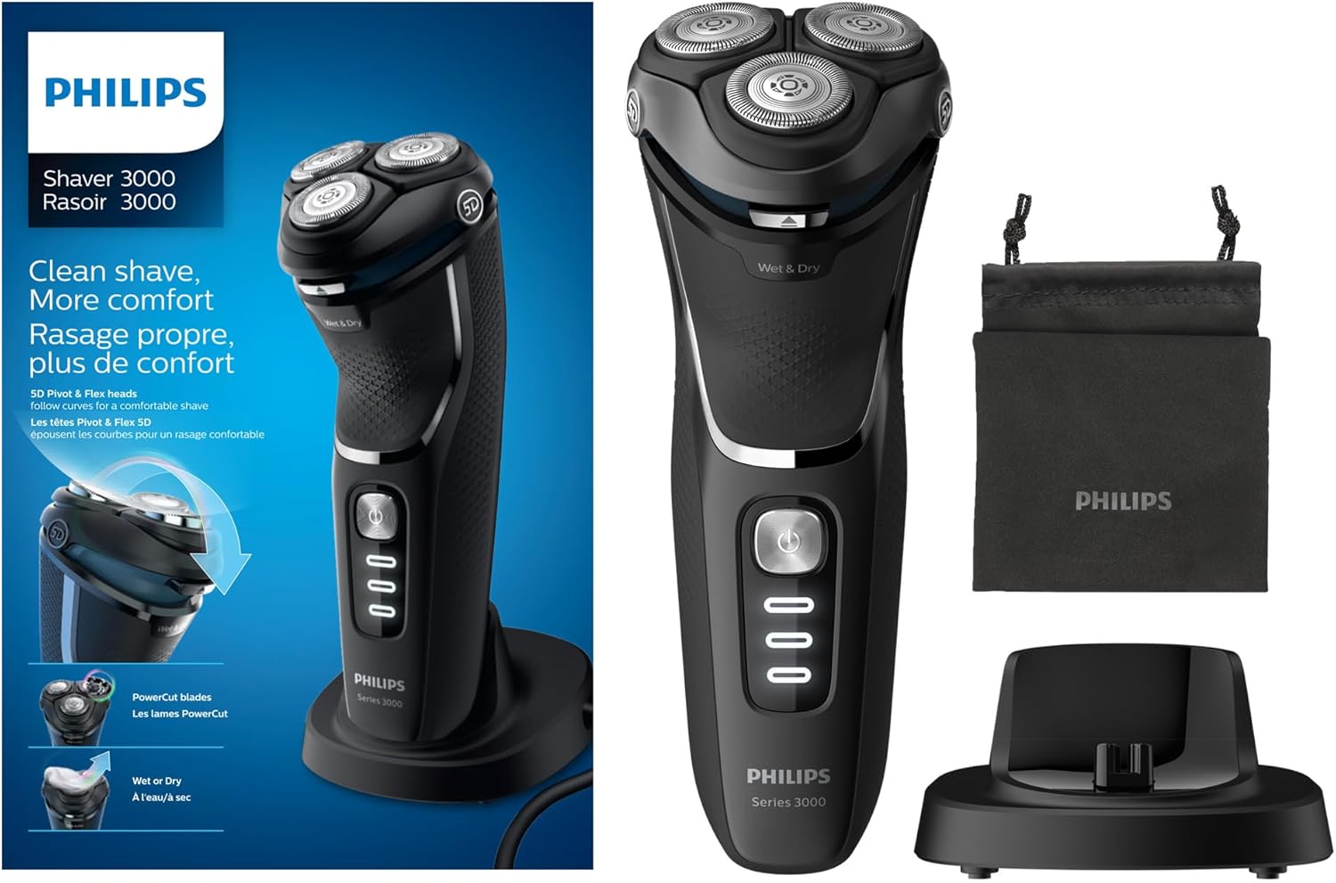 מכונת גילוח Philips פיליפס S3332/54 מכונת גילוח Philips פיליפס S3332/54