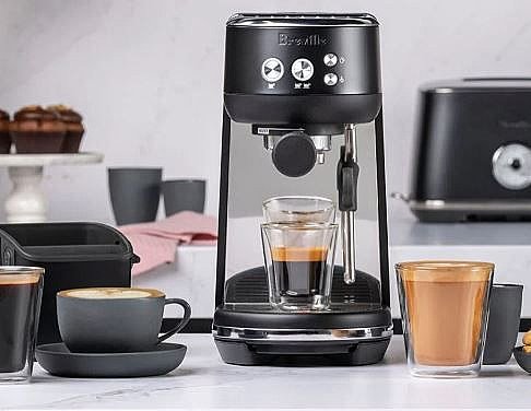 מכונת קפה קומפקטית BREVILLE בריוויל The Bambino™ BES450BTR מכונת קפה קומפקטית BREVILLE בריוויל The Bambino™ BES450BTR