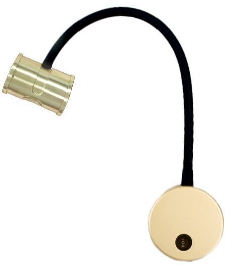 מנורת קיר מתכוננת שבת OMEGA 5W זהב BARREL מנורת קיר מתכוננת שבת OMEGA 5W זהב BARREL