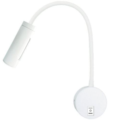 מנורת קיר מתכוננת שבת OMEGA 5W לבן MALKA מנורת קיר מתכוננת שבת OMEGA 5W לבן MALKA