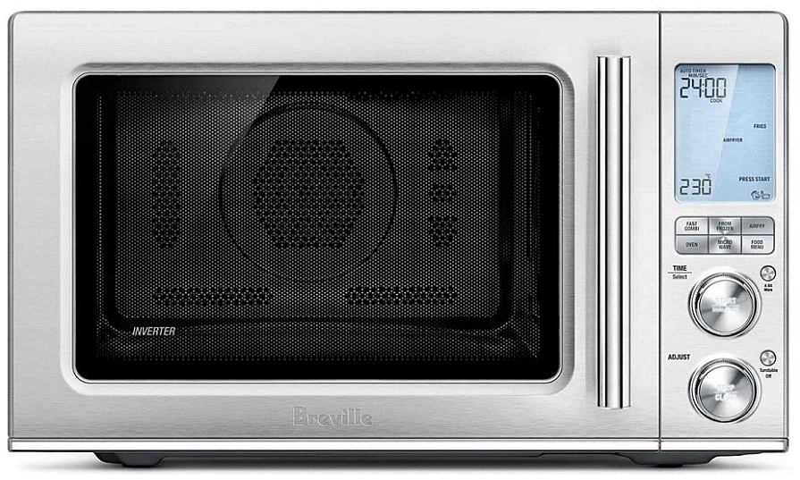 מיקרוגל נירוסטה משולב AIR FRYE - ברוויל BREVILLE דגם BMO870BSS בגימור כסוף מיקרוגל נירוסטה משולב AIR FRYE - ברוויל BREVILLE דגם BMO870BSS בגימור כסוף