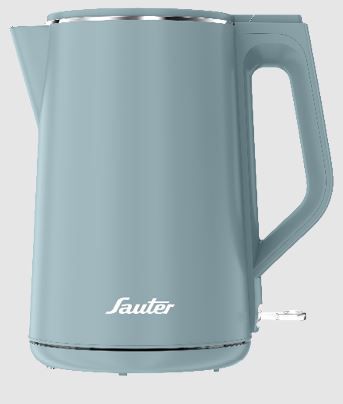 קומקום חשמלי 1.5 ליטר Sauter סאוטר WKK220 גימור תכלת קומקום חשמלי 1.5 ליטר Sauter סאוטר WKK220 גימור תכלת